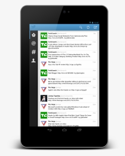 Twitter For Tablets - Tablet Twitter Png, Transparent Png, Free Download