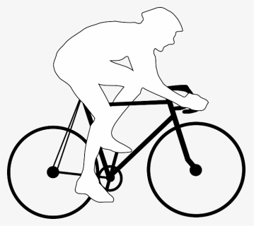 Free Pictures Racing Bicycle - Draw A Person On A Bike, HD Png Download, Free Download