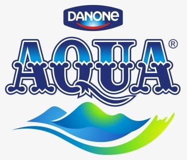 Logo Aqua Danone Png, Transparent Png, Free Download