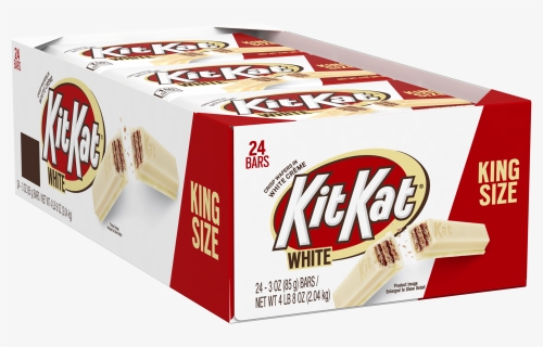Kit Kat, King Size Crisp Wafers In White Crème Candy - Kit Kat Bar, HD Png Download, Free Download