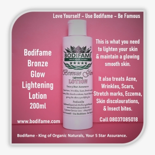 Bronze Glow Lotion - Plastic Bottle, HD Png Download, Free Download