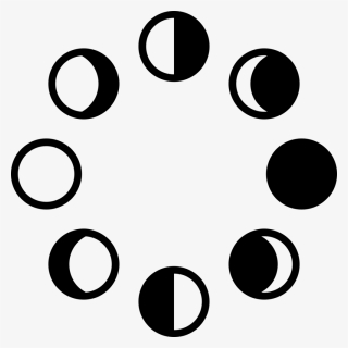 Together We Will Honor The New Moon And Set Our Intentions - Moon Phases Icon Png, Transparent Png, Free Download