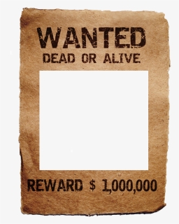 Wanted Poster Templates - Wanted Poster, HD Png Download, Free Download