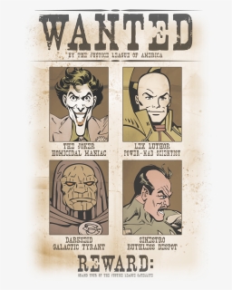 Dc Wanted Poster, HD Png Download, Free Download