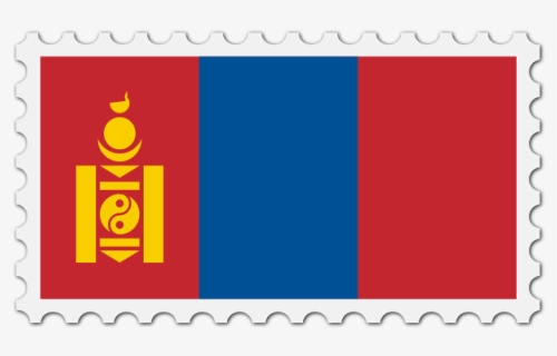 Mongolia Flag Icon - Postage Stamp, HD Png Download, Free Download