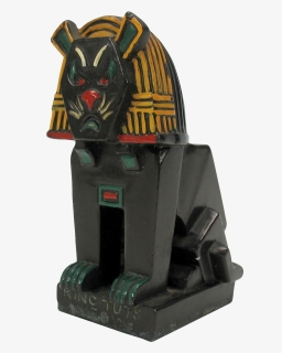 Louis Wain Cubist Cat Metal Figure King Tut"s Meow - Supervillain, HD Png Download, Free Download