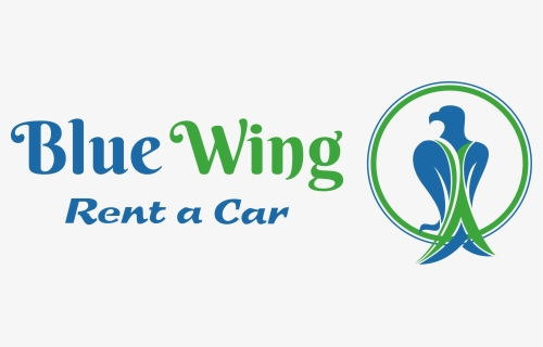 Economy Car Rental Dubai - Blue Wing Rent A Car Logo, HD Png Download, Free Download