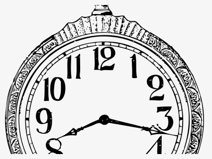 Pocket Watch Drawing Easy Clipart , Png Download - Simple Pocket Watch Drawing, Transparent Png, Free Download