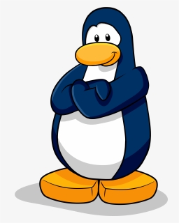 Cplogo - Blue Penguin Transparent Club Penguin, HD Png Download, Free Download