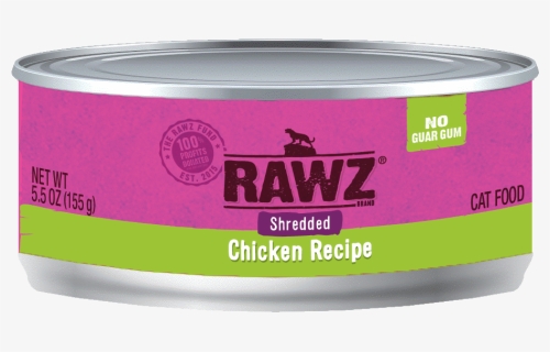 Rawz Chicken Shredded Cat Can, 3-oz - Box, HD Png Download, Free Download