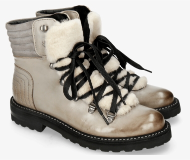Ankle Boots Bonnie 10 Morning Grey Sherling Camel Chilena - Steel-toe Boot, HD Png Download, Free Download