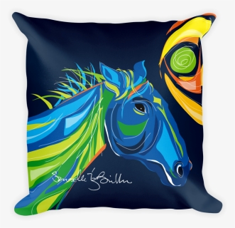 Square Pillow Caballo , Png Download - Cushion, Transparent Png, Free Download