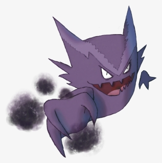Haunter Used Night Shade By Cleverasfoxes - Cartoon, HD Png Download, Free Download