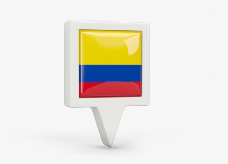 Square Pin Icon - Colombian Flag Pin Png, Transparent Png, Free Download