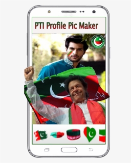 Pti Flag Photo Editor In Face - Poster, HD Png Download, Free Download