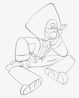 Steven Universe Peridot Lineart By Xxatrozxx - Peridot Coloring Page, HD Png Download, Free Download