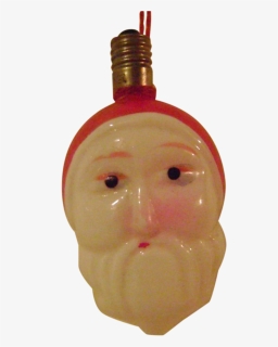 Santa Face Christmas Light - Plastic Bottle, HD Png Download, Free Download