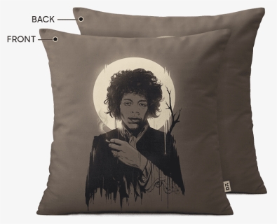 Gift Jimi Hendrix Cushion Pillow Cover Case Cushions - Cushion, HD Png Download, Free Download