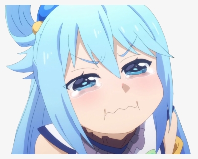 Konosuba Aqua Crying Gif, HD Png Download, Free Download