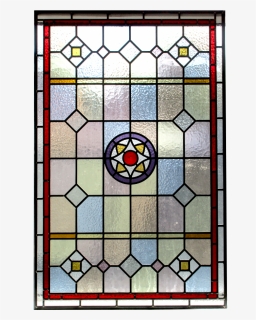 Intricate Victorian Stained Glass Panel - Victorian Stained Glass, HD Png Download, Free Download