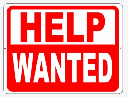 Help Transparent Wanted - Help Wanted Sign, HD Png Download, Free Download