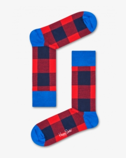 Red Blue Plaid Socks, HD Png Download, Free Download