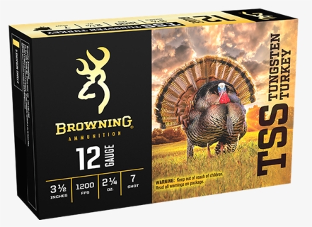 Browning"s New Super Tungsten Turkey Hunting Loads - 20 Gauge Tss Turkey Loads, HD Png Download, Free Download