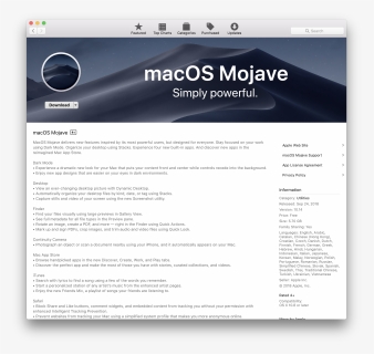 App Store, The Installer Will Be Downloaded To Your - Mac Os Mojave Download, HD Png Download, Free Download