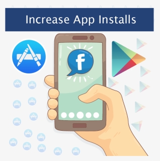 Facebook App Install Ads - Social Media Apps, HD Png Download, Free Download