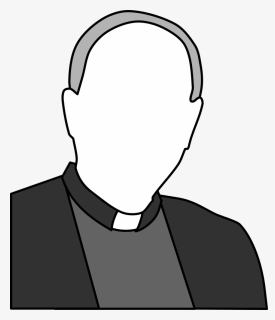 Priest - Priest Collar Clipart, HD Png Download, Free Download