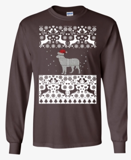 Funny Christmas T-shirt Cute Red Nose Reindeer Sweatshirt - T-shirt, HD Png Download, Free Download