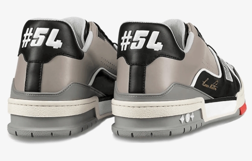 Louis Vuitton Lv Trainer Sneaker Low Black Grey"  Class= - Louis Vuitton #54, HD Png Download, Free Download
