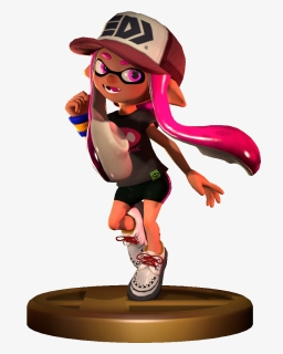 Splatoon Pink Inkling Smash, HD Png Download, Free Download