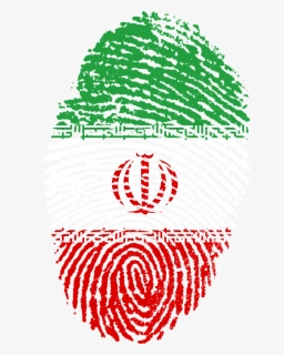 Iran Flag Fingerprint, HD Png Download, Free Download