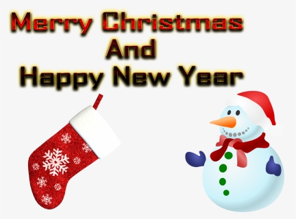 Christmas And New Year Png Image Download - Christmas Stocking, Transparent Png, Free Download