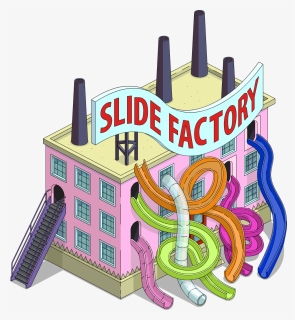 Roscoe Unlock Pix - Simpsons Slide Factory, HD Png Download, Free Download