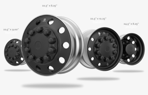 Alcoa Dura-black Matte Black Aluminum Wheels Family - Rotor, HD Png Download, Free Download