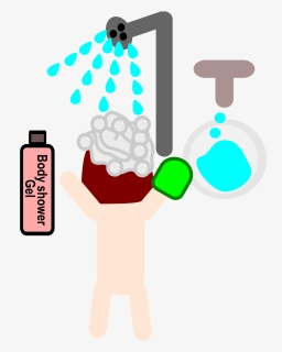 A Girl Takes A Shower Clip Arts - Hair Conditioner, HD Png Download, Free Download