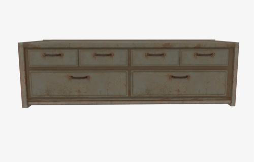 Fo4 Long Cabinet - Drawer, HD Png Download, Free Download