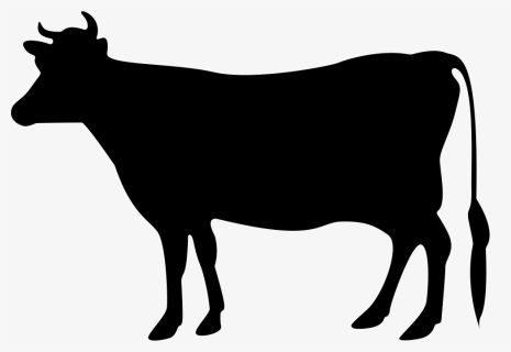 Beef - Cow Black Clipart, HD Png Download, Free Download