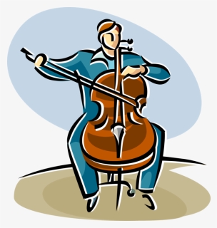 Banner Transparent Library Cello Clipart Classical - Cello, HD Png Download, Free Download