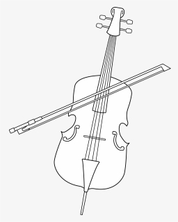 Fiddle Drawing Abstract - Violin, HD Png Download, Free Download