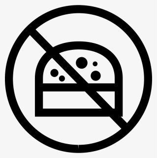 Burger Prohibition Sign For Gymnast - Real Time Operating Systems, HD Png Download, Free Download