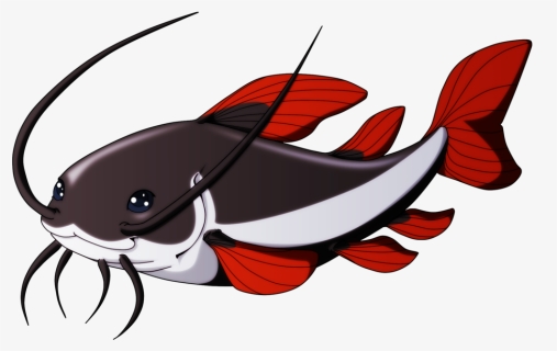 My Pet Fish By Animewave - Cartoon Cat Fish Png, Transparent Png, Free Download