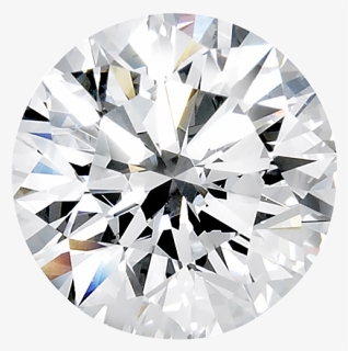 Round Cut Diamond - Diamond, HD Png Download, Free Download