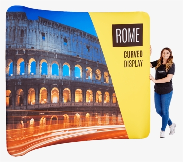 Rome Curved Fabric Stand - Colosseum, HD Png Download, Free Download