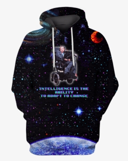 3d Stephen Hawking Tshirt - Hoodie, HD Png Download, Free Download