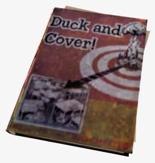 Transparent Blank Book Cover Png - Duck And Cover Fallout, Png Download, Free Download