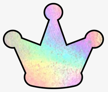 Holographic Holo Crown Freetoedit Clipart , Png Download, Transparent Png, Free Download