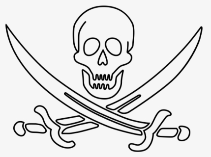 Pirates - Transparent Jack Rackham Flag, HD Png Download, Free Download